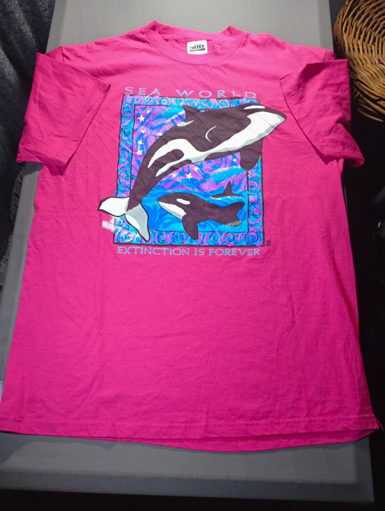 Tultex Other - Tultex SeaWorld Orca Graphic Print T Shirt Men's Size XL Pink